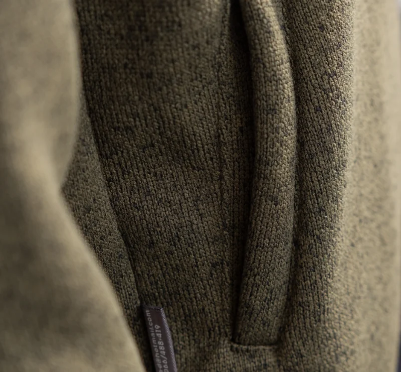 Men's Hoodie with High Collar - Image 5