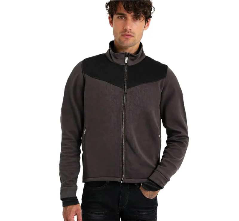Men's Zip-Up Hoodie with Contrast Details - Image 7