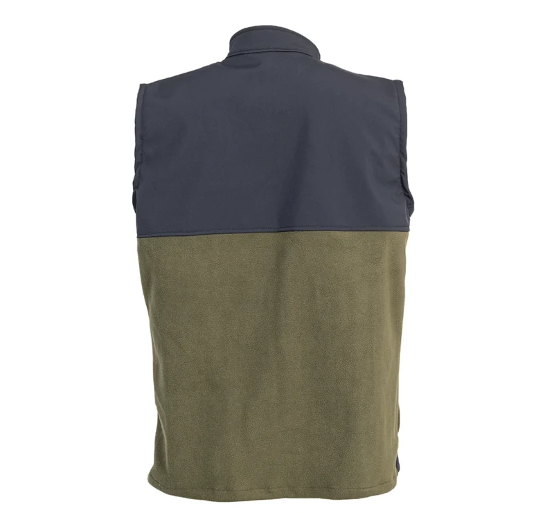 Fleece Work Vest with Softshell Details - Image 2