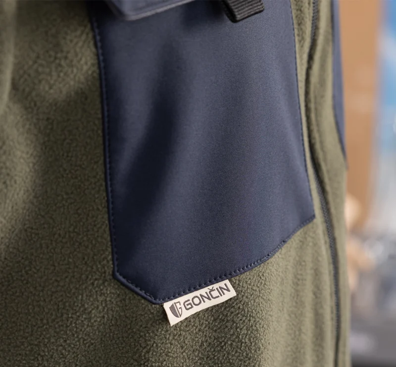 Fleece Work Vest with Softshell Details - Image 4