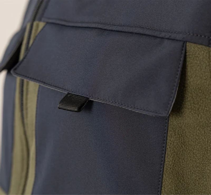 Fleece Work Vest with Softshell Details - Image 6