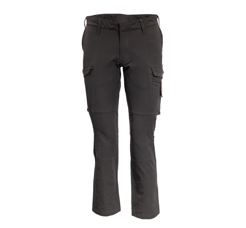 Black Softshell Pants with Cargo Pockets