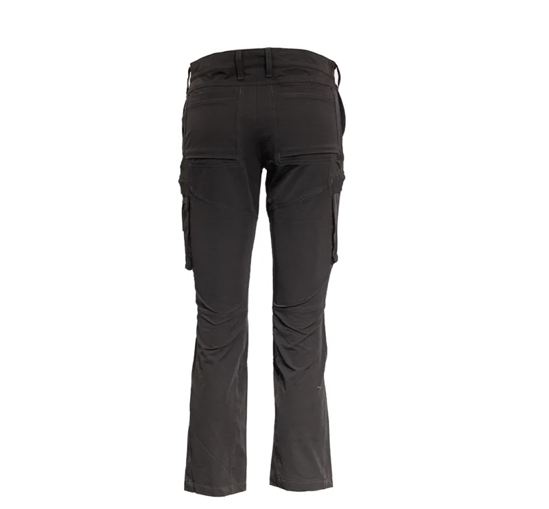 Black Softshell Pants with Cargo Pockets - Image 3