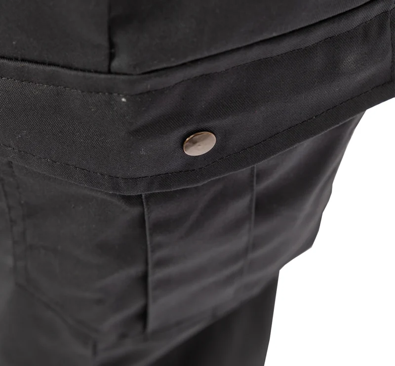 Black Softshell Pants with Cargo Pockets - Image 5