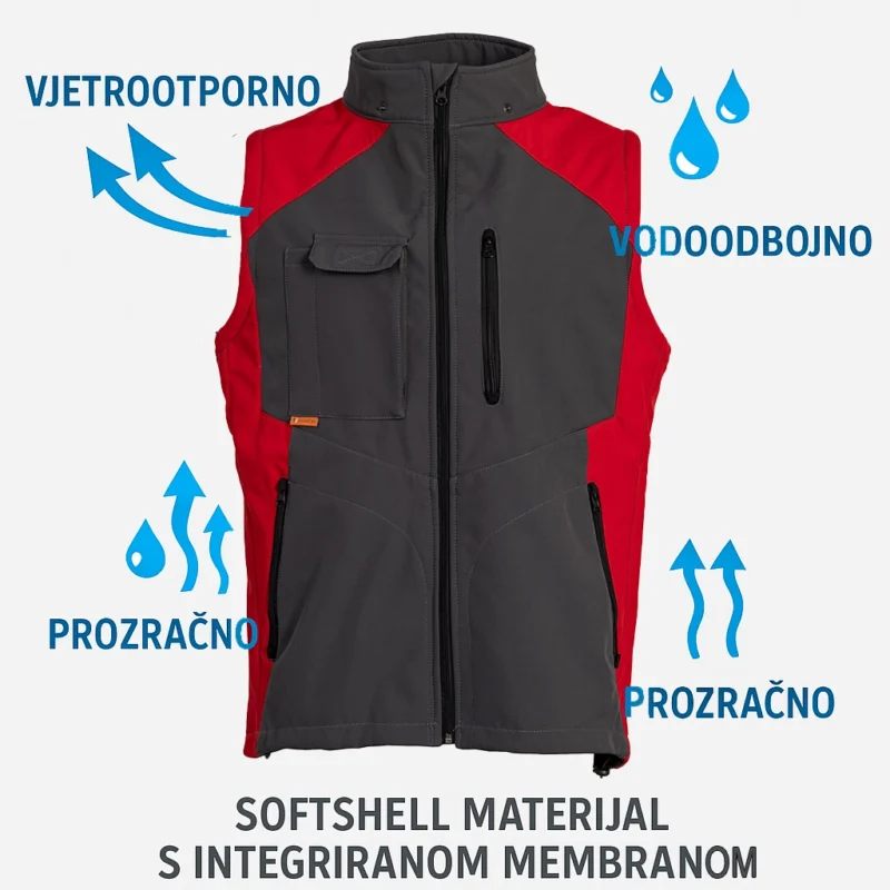 Softshell Vest - ART. 4004 (without Hood) - Image 5
